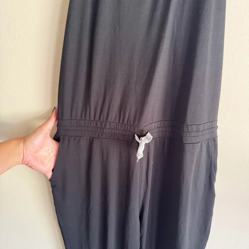 Vuori Black Luna Jogger Jumpsuit One Piece XL Athleisure Lounge